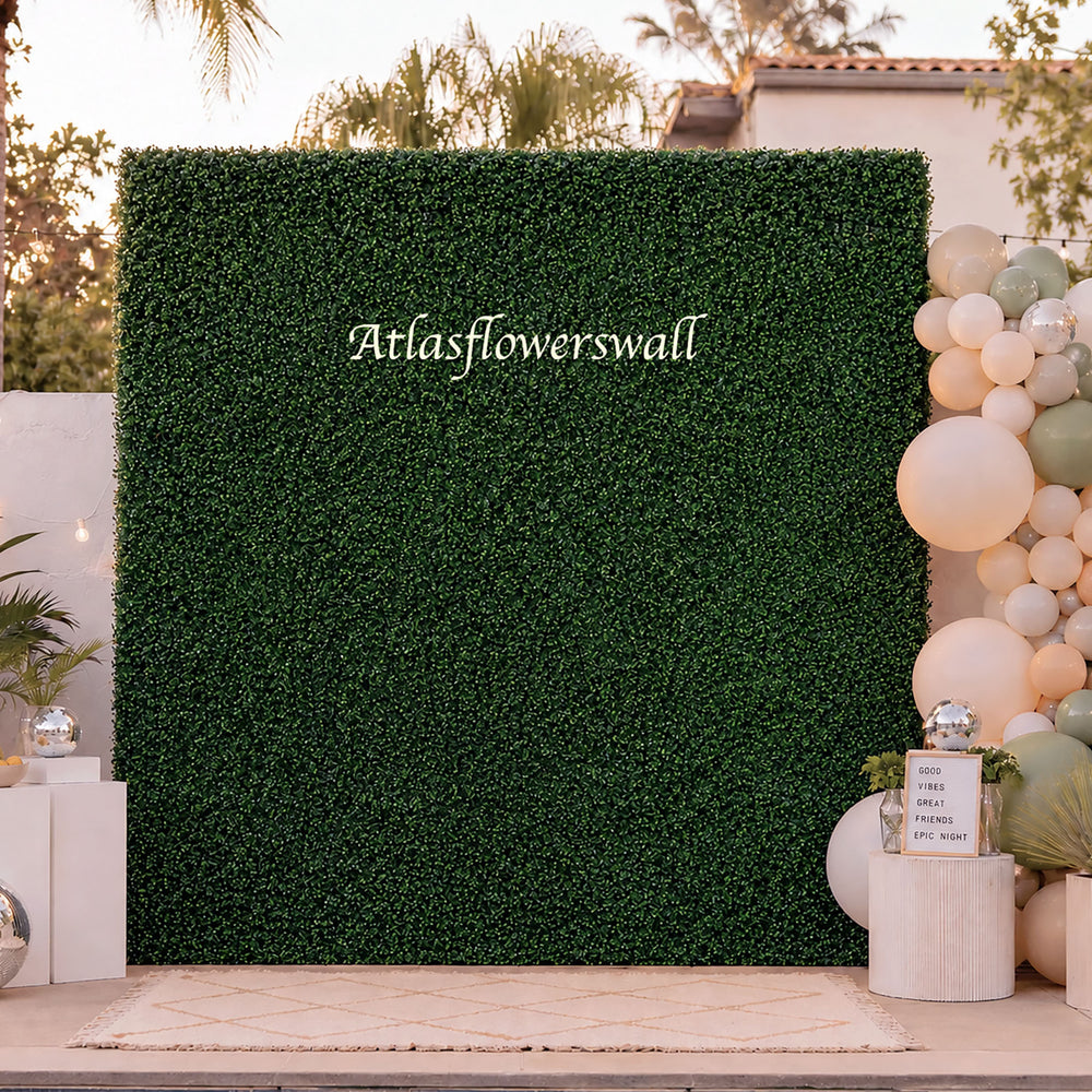2D Milan Grass Wall Backdrop for Event & Party Decor