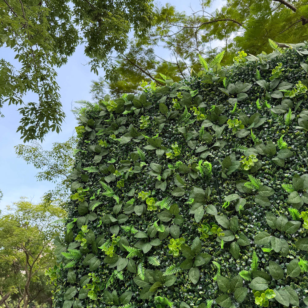 3D Artificial Grass Wall Backdrop 8x8FT | Realistic Greenery Wall