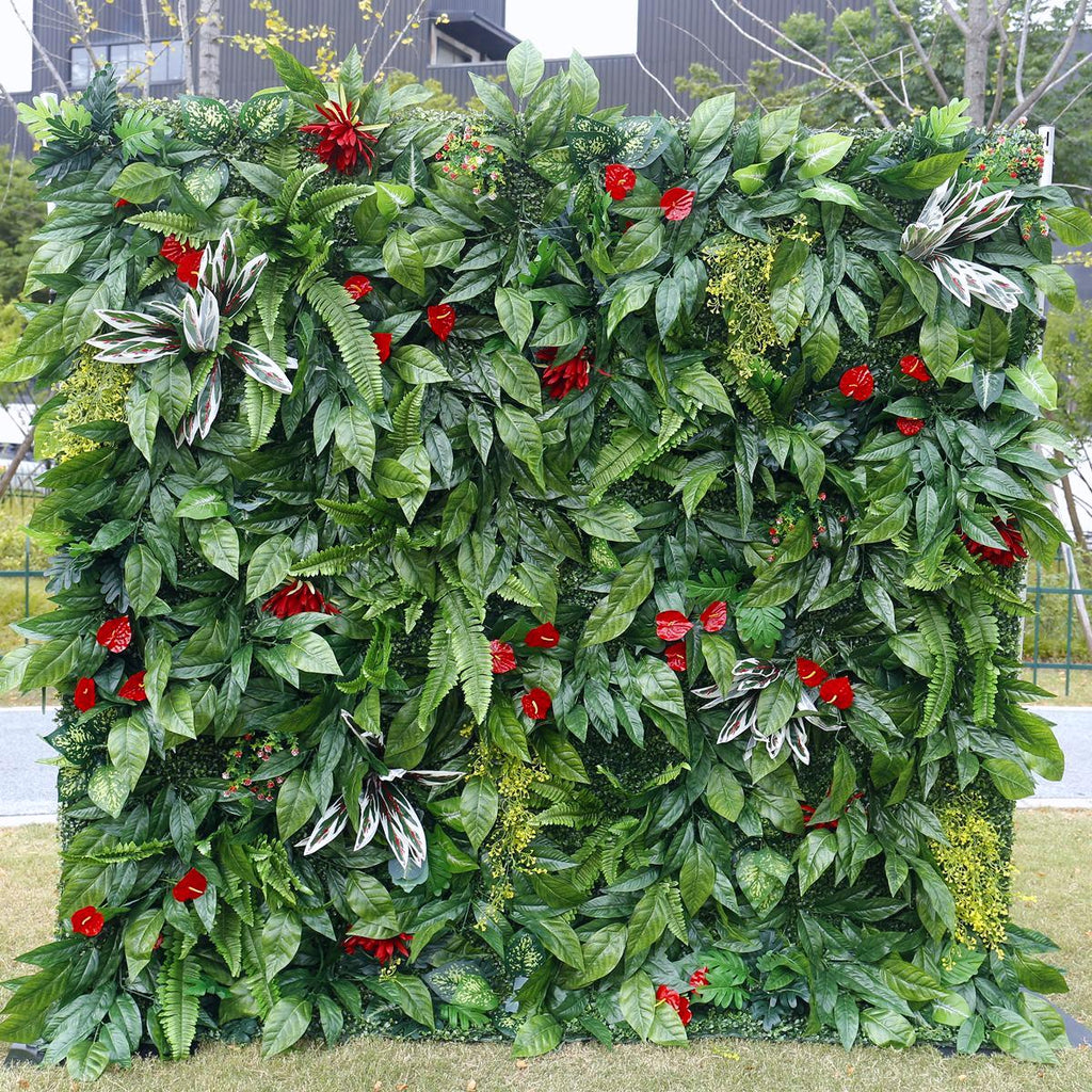 3D Artificial Green Plant Wall Backdrop for Wedding Garden & Party Decoration