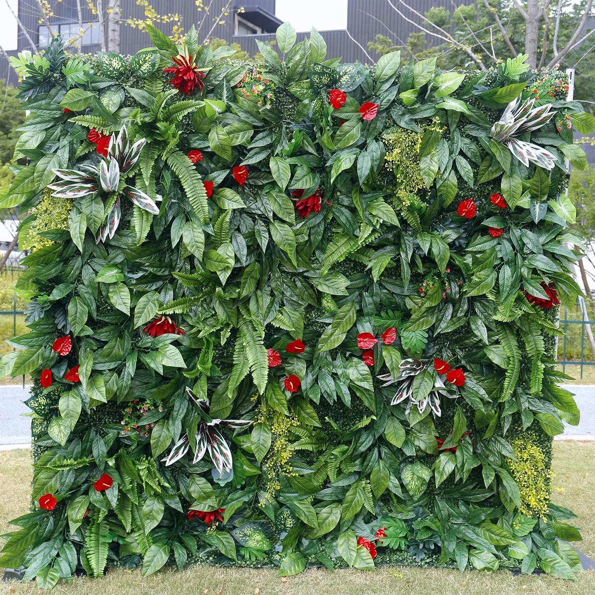 3D Artificial Green Plant Wall Backdrop for Wedding Garden & Party Decoration
