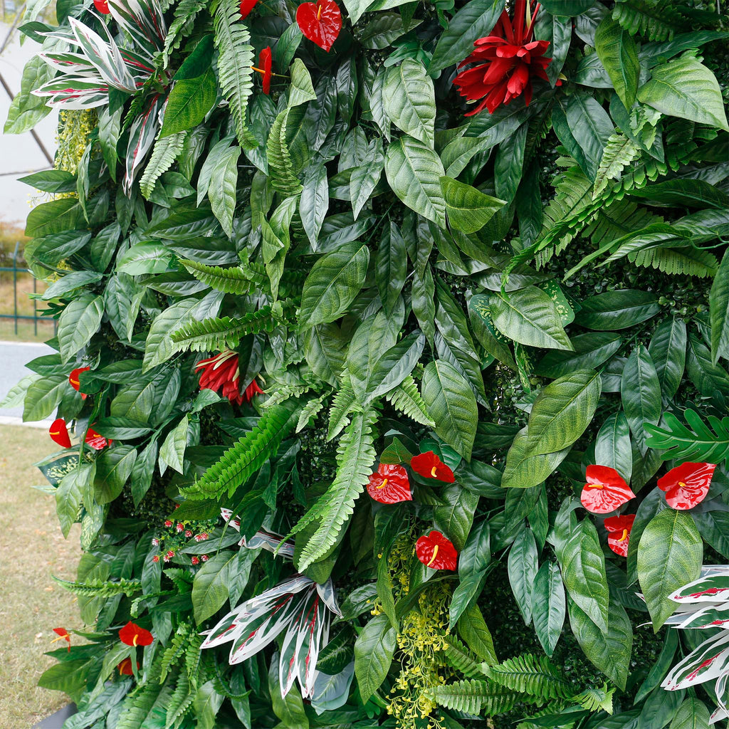 3D Artificial Green Plant Wall Backdrop for Wedding Garden & Party Decoration