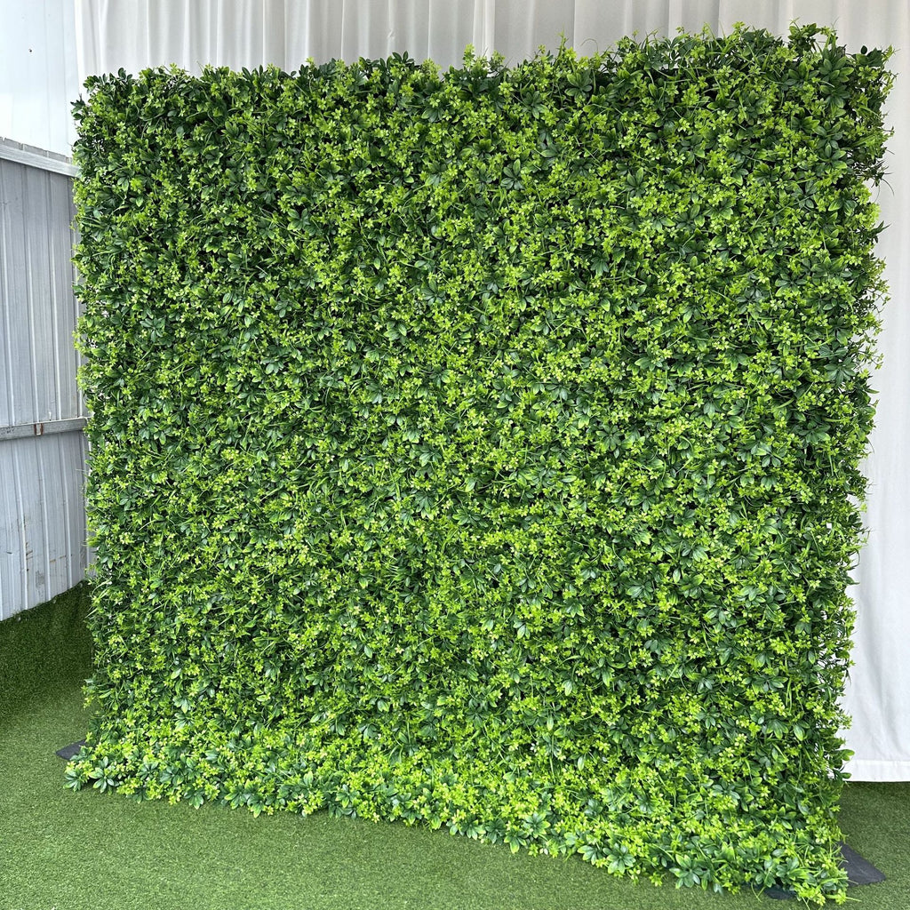 3D Green Grass Artificial Plant Wall Backdrop for Event & Party Decoration