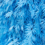 3D Light Blue Fern Artificial Flower Wall Backdrop for Wedding & Event Decor