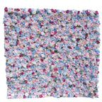 3D Pink Blue Rose Hydrangea Flower Wall Backdrop for Wedding & Party Decoration