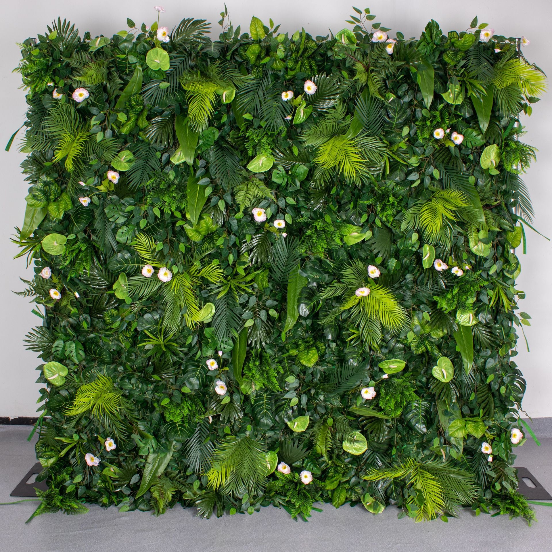 3D Tropical Green Greenery Wall Backdrop