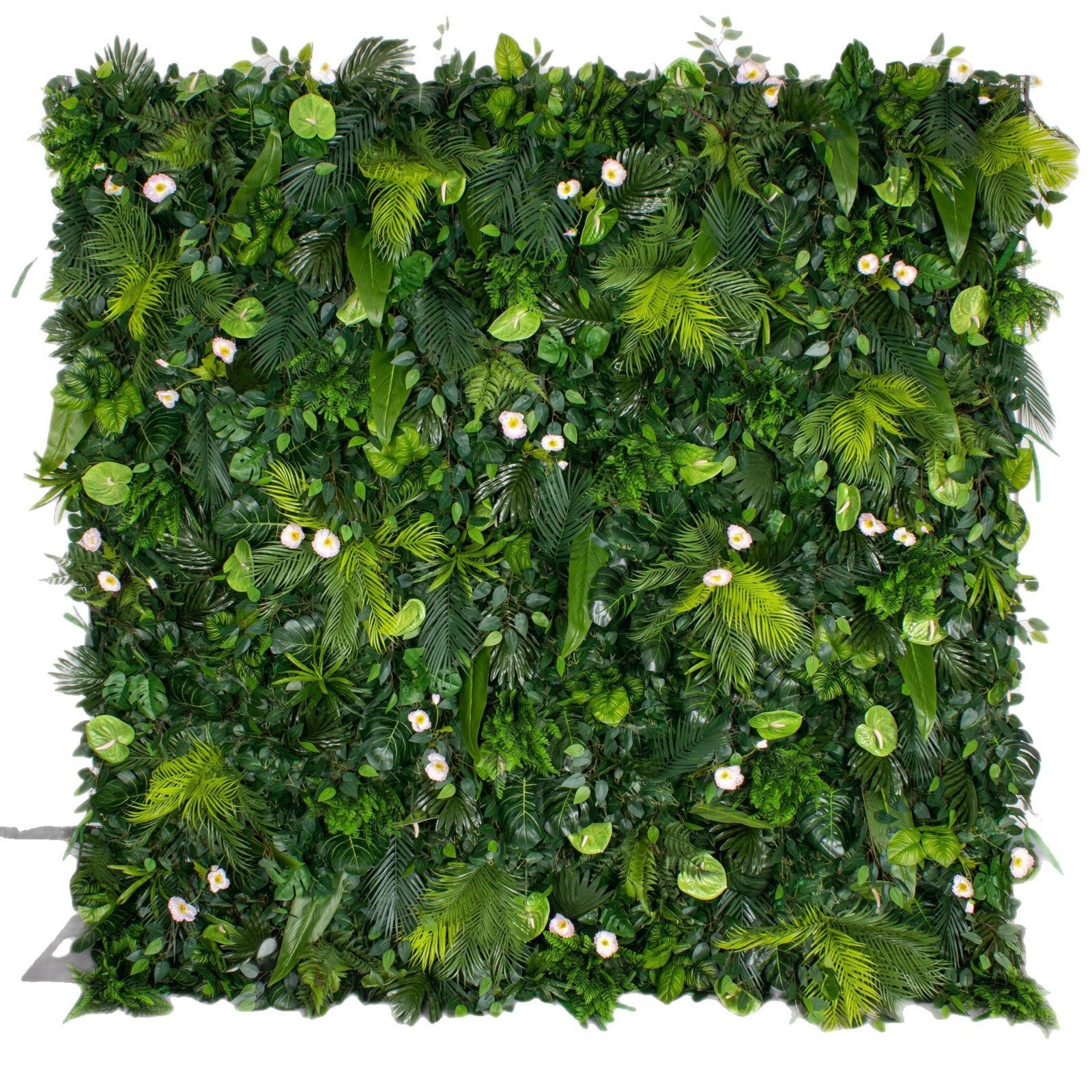 3D Tropical Green Greenery Wall Backdrop for Event & Party Decoration