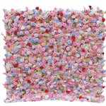 5D Colorful Mixed Rose Flower Wall Backdrop for Event Party Decoration