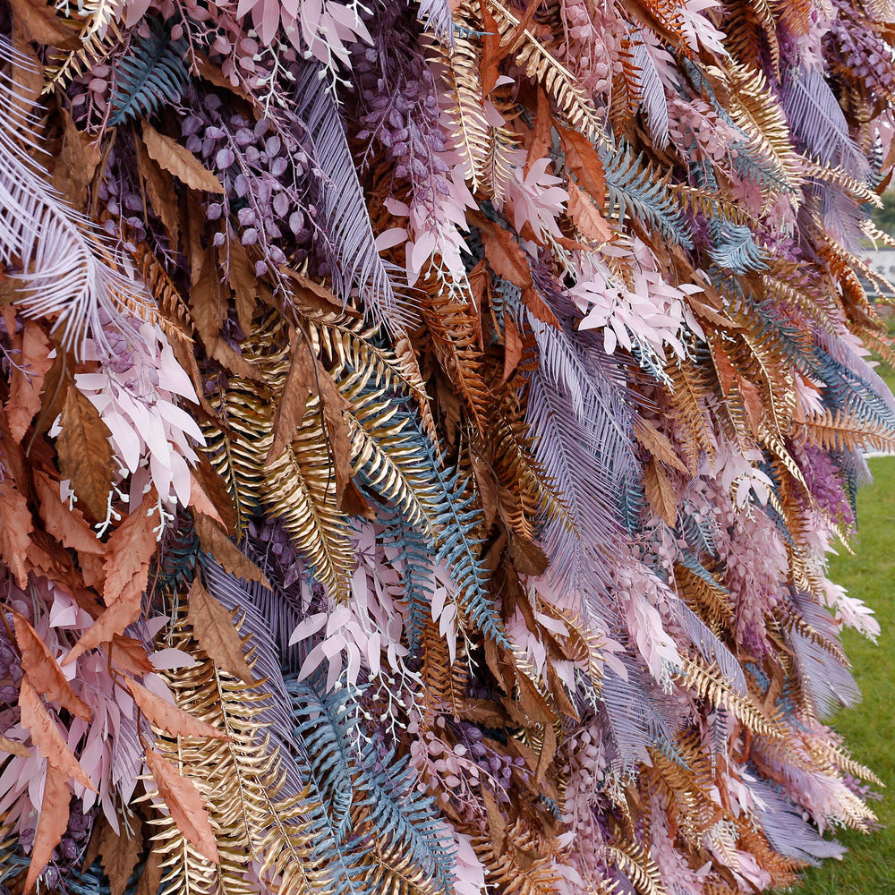 5D Colorful Pampas Grass Flower Wall Backdrop for Wedding & Party Decoration