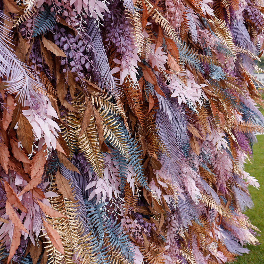 5D Colorful Pampas Grass Flower Wall Backdrop for Wedding & Party Decoration