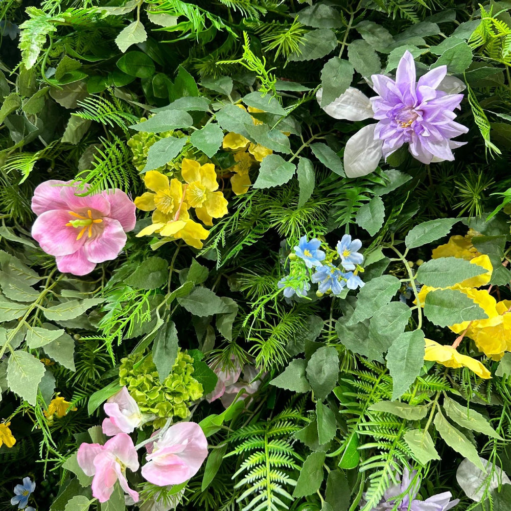 5D Garden Style Greenery Artificial Flower Wall Backdrop for Wedding & Party Decor