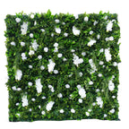 Atlasflowerswall 5D Greenery Artificial Flower Wall Backdrop with Roses & Orchids for Parties & Birthdays