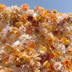 5D Orange Rose Flower Wall Backdrop for Event & Party Decoration