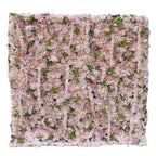 Atlasflowerswall 5D Pink Rose Fabric Roll-Up Flower Wall Backdrop for Wedding & Event Decor