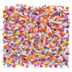5D Rainbow Color Artificial Flower Wall Backdrop with Mixed Flowers Party & Photo Booth Decor