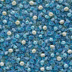 5D Blue & White Rose Artificial Flower Wall Backdrop for Wedding & Event Decor