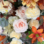 AtlasFlowersWall Artificial Floral Horn Arch Backdrop for Wedding Ceremony, Proposal & Event Decoration
