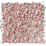 Atlasflowerswall 5D Artificial Flower Wall Rolling Up Pink Roses Floral Backdrop