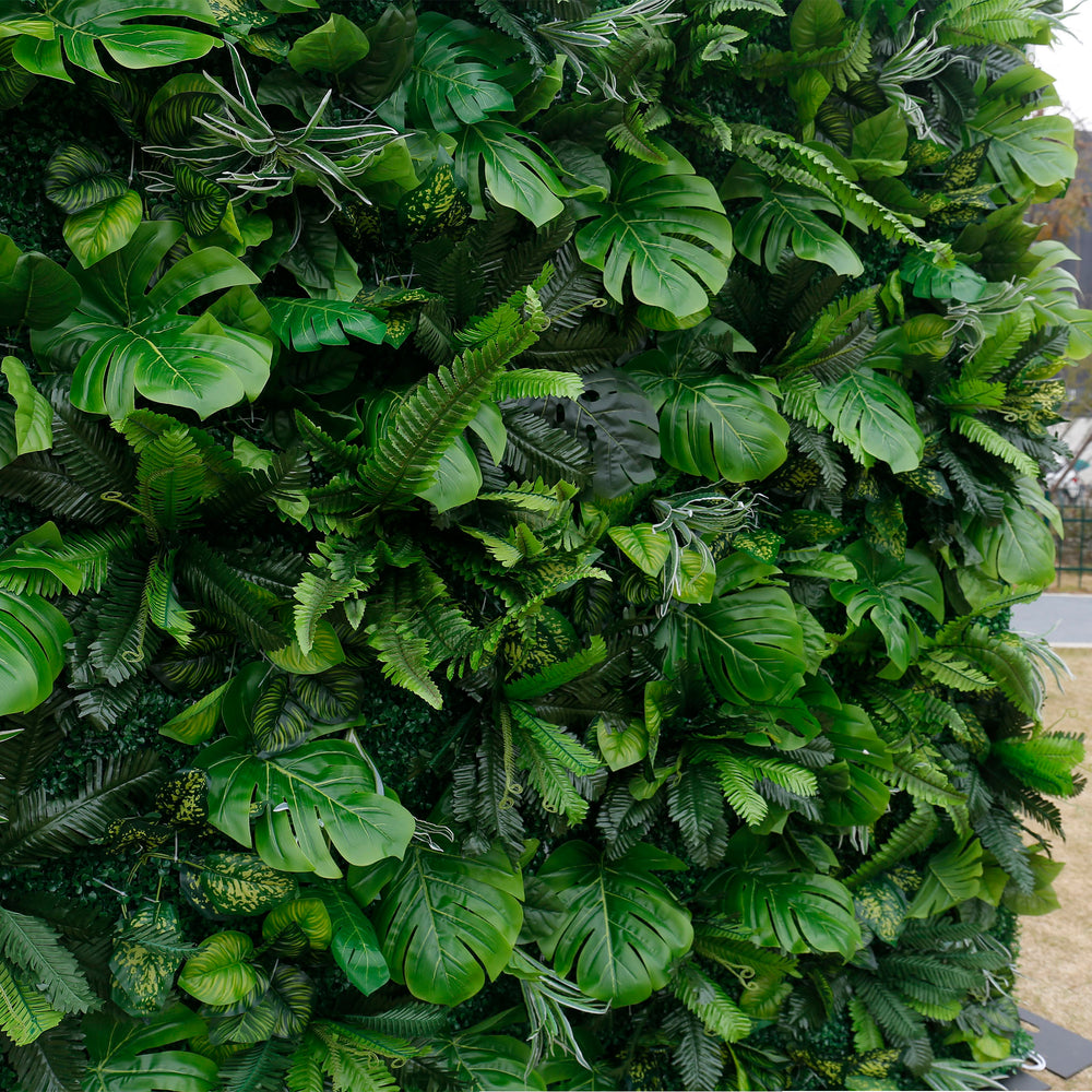 Atlasflowerswall 8x8ft Artificial Greenery Wall Backdrop for Events