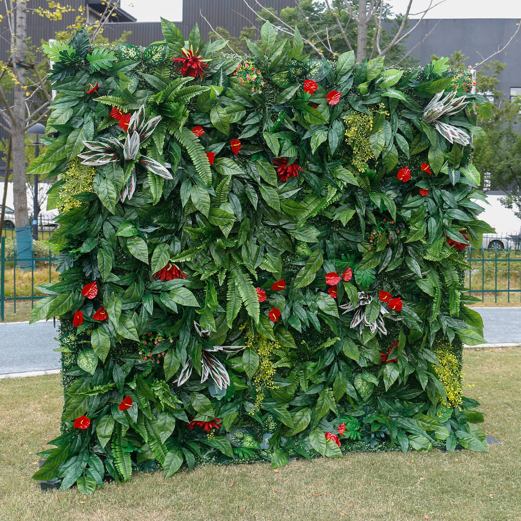 3D Artificial Green Plant Wall Backdrop for Wedding Garden & Party Decoration