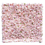 Atlasflowerswall 8ft*8ft Pink Rose Fabric Artificial Rolling Up Curtain Flower Wall