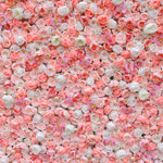 Atlasflowerswall 3D Blush Pink & White Rose Flower Wall Backdrop for Wedding Event Decor