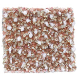 Atlasflowerswall 5D Frost Feather Fabric Flower Wall Backdrop for Event and Celebration Decor