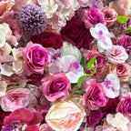 Atlasflowerswall Luxury 3D Blush Pink Rose Flower Wall Backdrop Wedding Party Event Decor