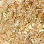 5D Beige Feather Pampas Grass Flower Wall Backdrop for Party Event Decor