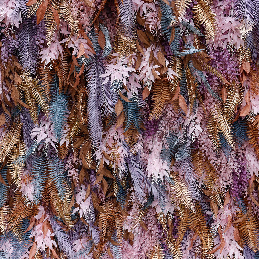 5D Colorful Pampas Grass Flower Wall Backdrop for Wedding & Party Decoration