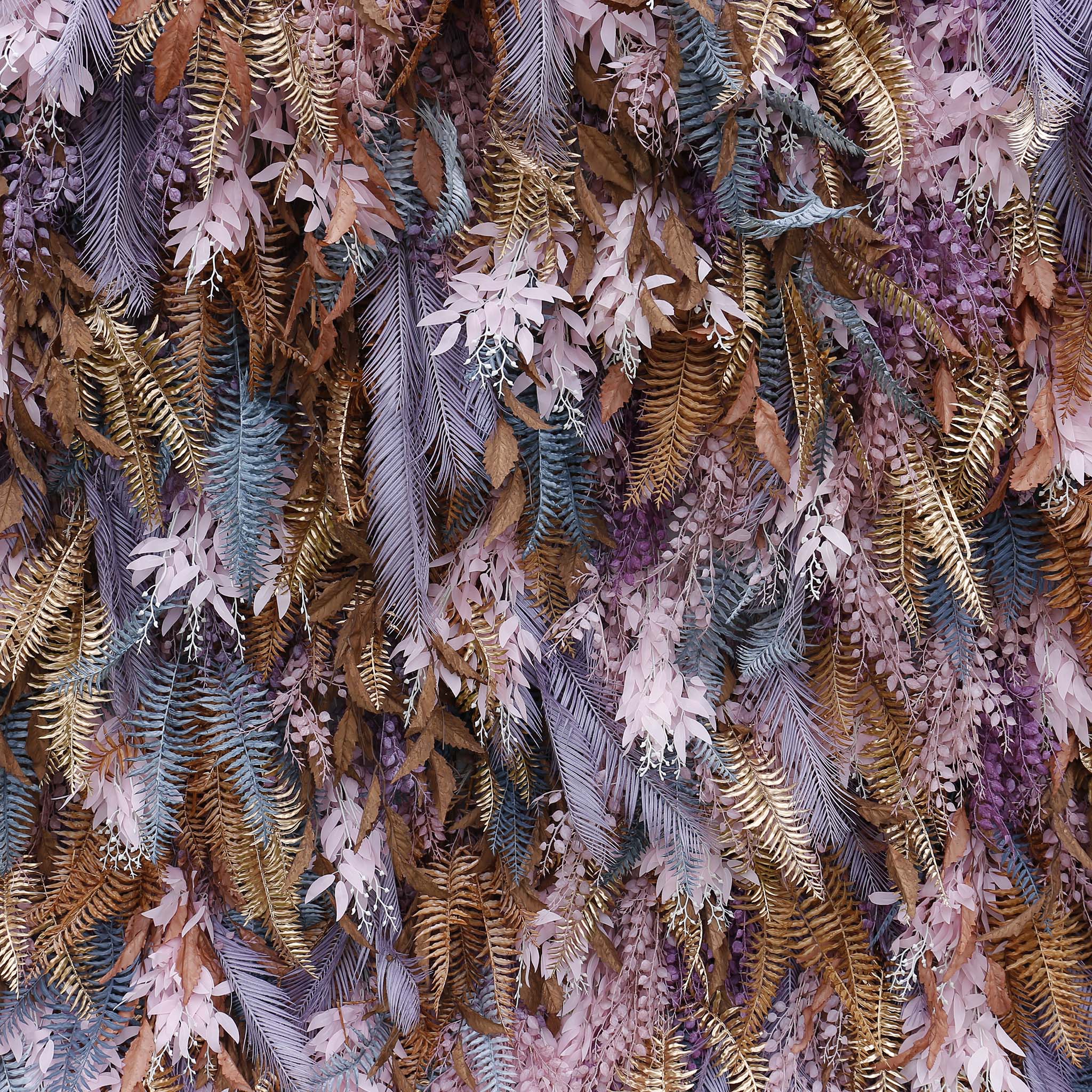 5D Colorful Pampas Grass Flower Wall Backdrop for Wedding & Party Decoration