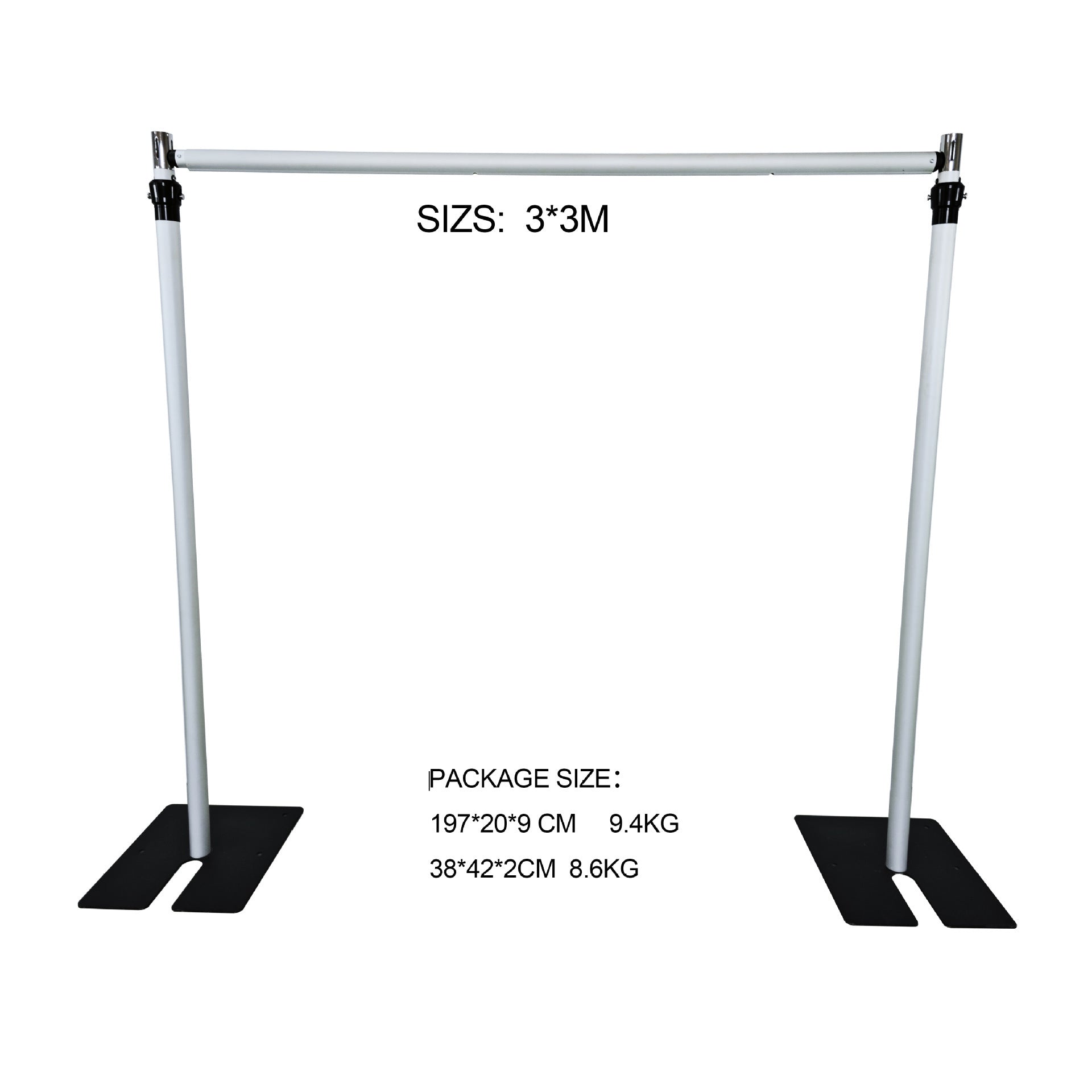 Flower Wall Stand Adjustable Frames Sturdy for Wedding Party Events