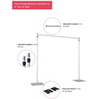 Flower Wall Stand Adjustable Frames Sturdy for Wedding Party Events