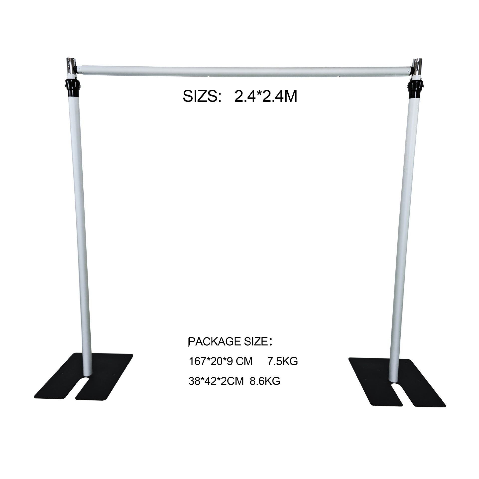 Flower Wall Stand Adjustable Frames Sturdy for Wedding Party Events