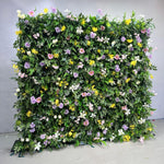 5D Garden Style Greenery Artificial Flower Wall Backdrop for Wedding & Party Decor