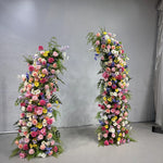 Atlasflowerswall Colorful Wildflower Artificial Flower Horn Arch