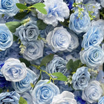Luxury Light Blue Rose Square Arch with Frame for Wedding Party Event Backdrop