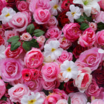 5D Luxury Pink Red Rose Floral Wall Backdrop for Wedding & Events