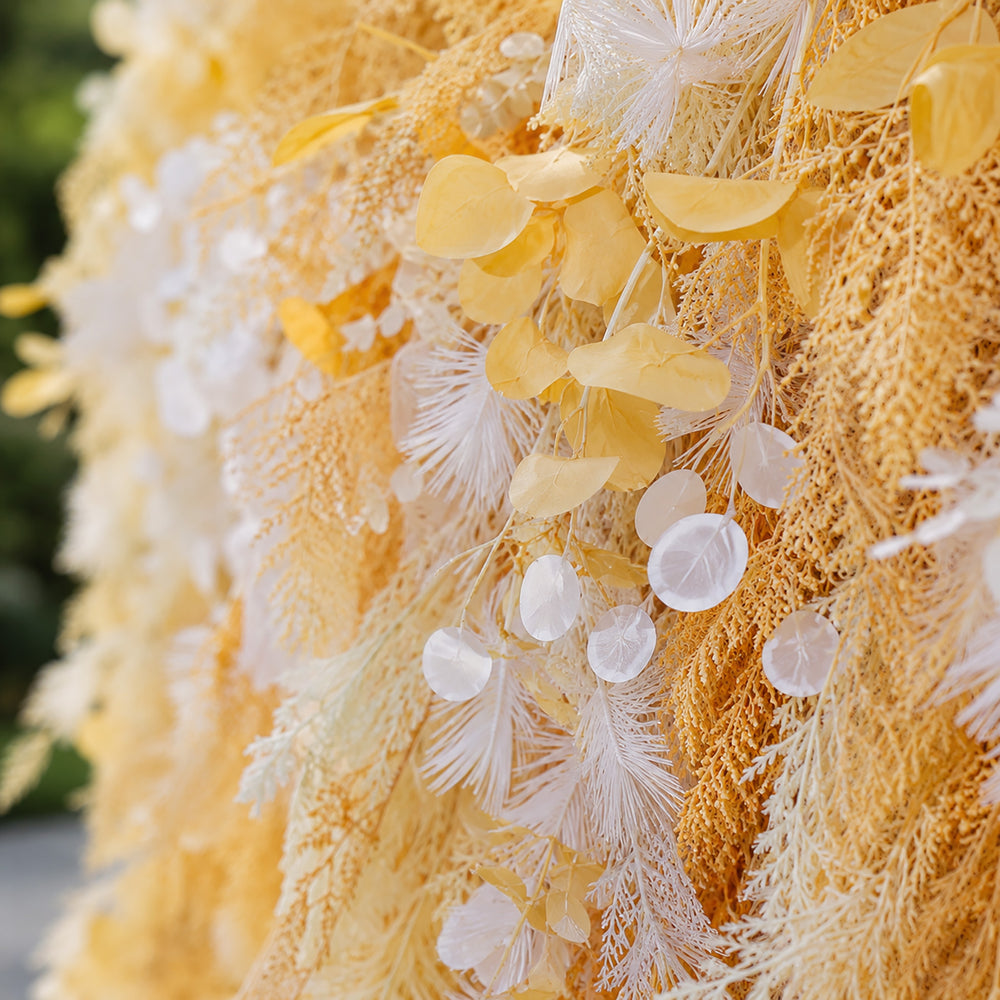 Luxury Pampas Grass Wall Backdrop