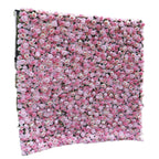 3D Pink Rose Flower Wall Backdrop for Wedding & Event Decoration