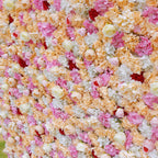 Premium 3D Pink Yellow Hydrangea Floral Wall Backdrop for Wedding Party & Event Decor
