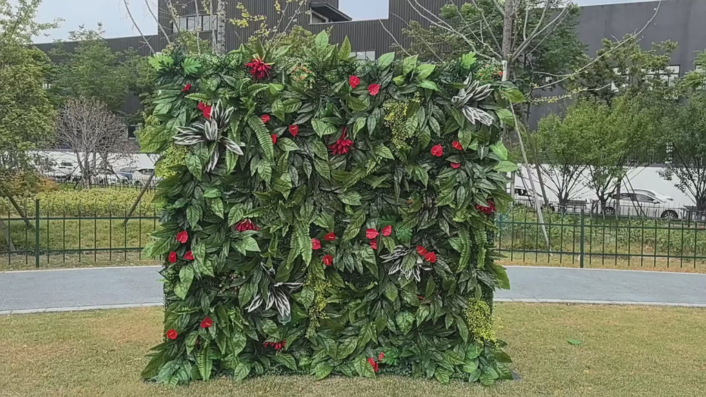 3D Artificial Green Plant Wall Backdrop for Wedding Garden & Party Decoration