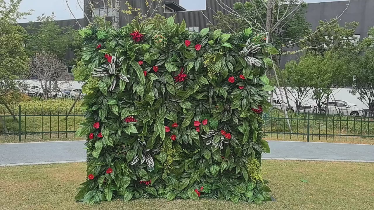 3D Artificial Green Plant Wall Backdrop for Wedding Garden & Party Decoration