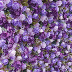 Atlasflowerswall 5D Purple Rose and Hydrangea Flower Wall Recessed Wedding Party Decoration Background